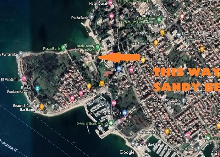 公寓 Paradise Premium 扎达尔